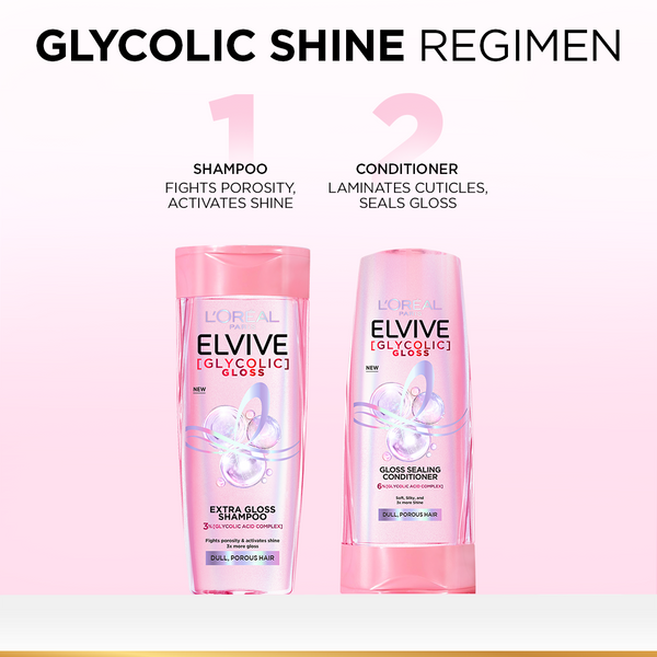 LOreal Paris Elvive Glycolic Gloss Conditioner 175ml