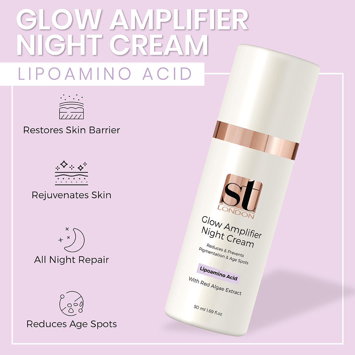 ST London Glow Amplifier Night Cream 50 ML