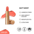 ST London Matt Moist Long-Lasting Lipstick - Chilli Red