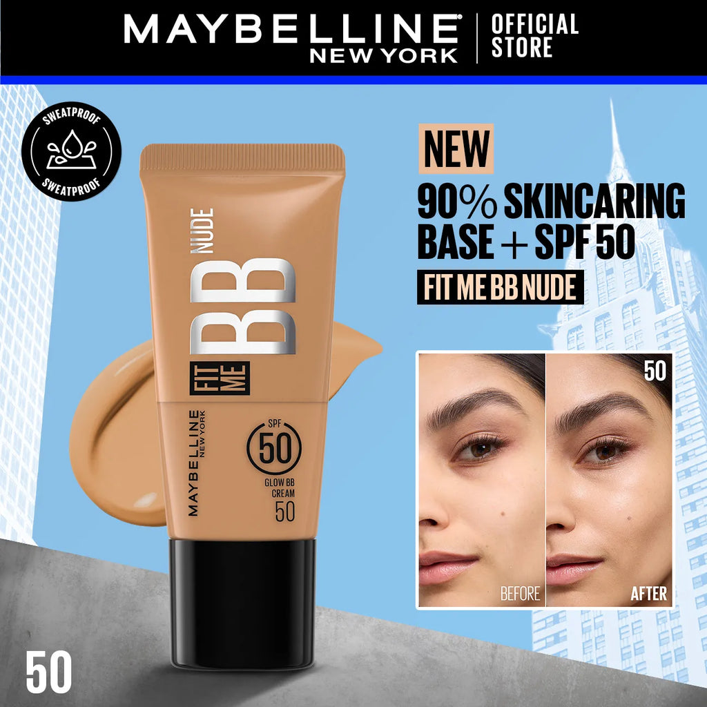 Maybelline New York Fit Me BB Nude Glow Cream