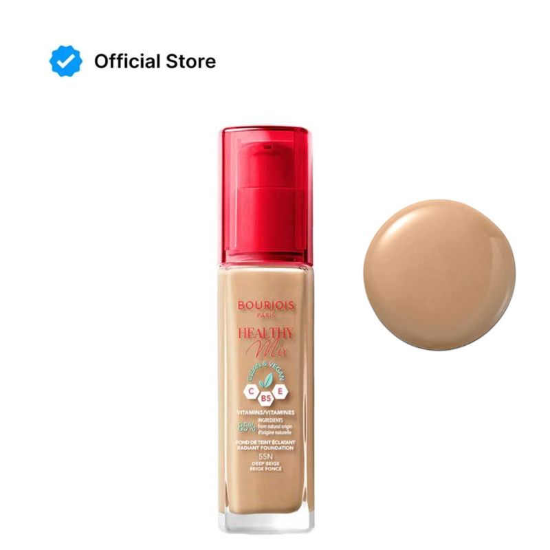 Bourjois Healthy Mix Clean Vegan Foundation 55 Deep Beige