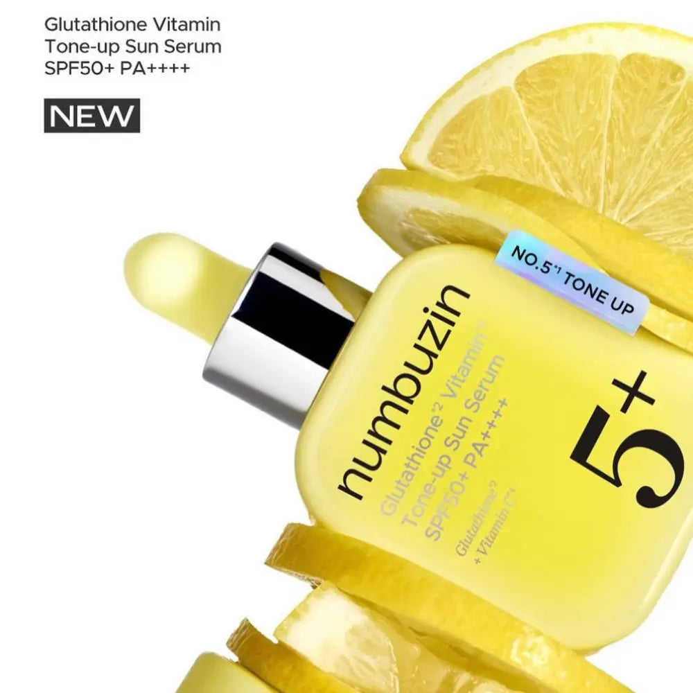 Numbuzin No.5 Glutathione Vitamin Tone-Up Sun Serum 30ml