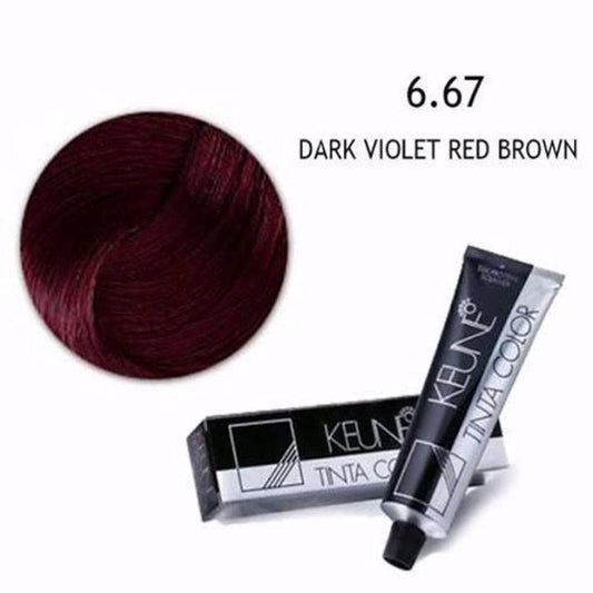 Keune Tinta Color No.6.67 - Dark Red Violet Brown - 60ml