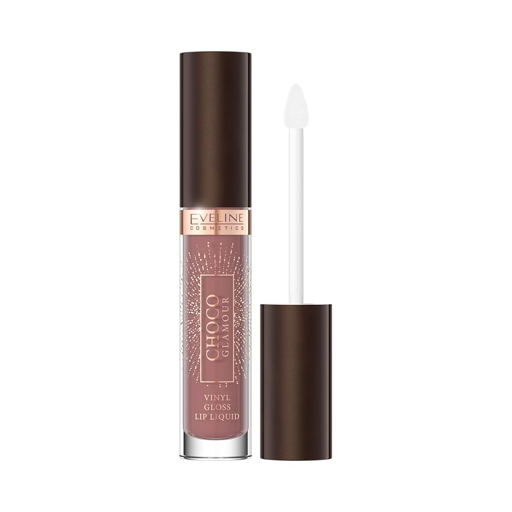 Eveline Choco Glamour Vinyl Gloss Lip Liquid Lipstick Shade 03