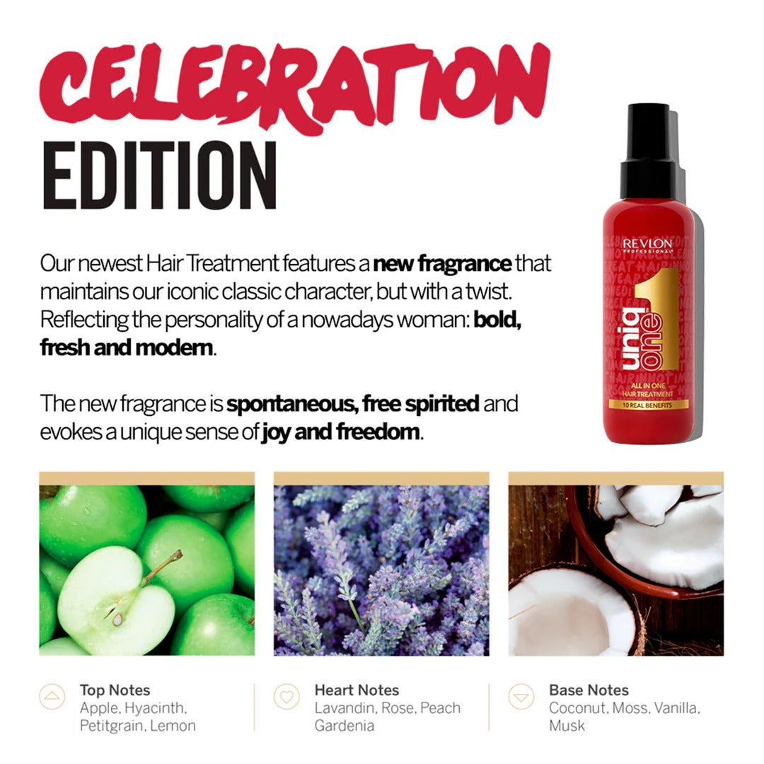 Revlon Professional UniqONE™ DUO-PACK All-in-One Leave-In Hair Treatment Classic Fragrance 150ml + Shampoo 230ml