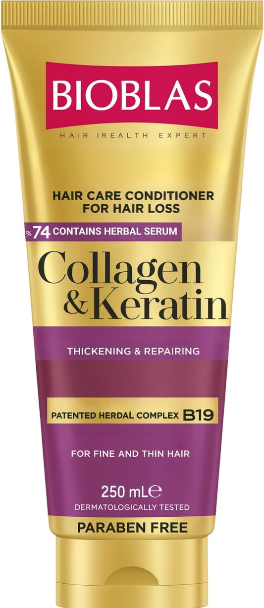 BIOBLAS Collagen & Keratin Conditioner - 250ml