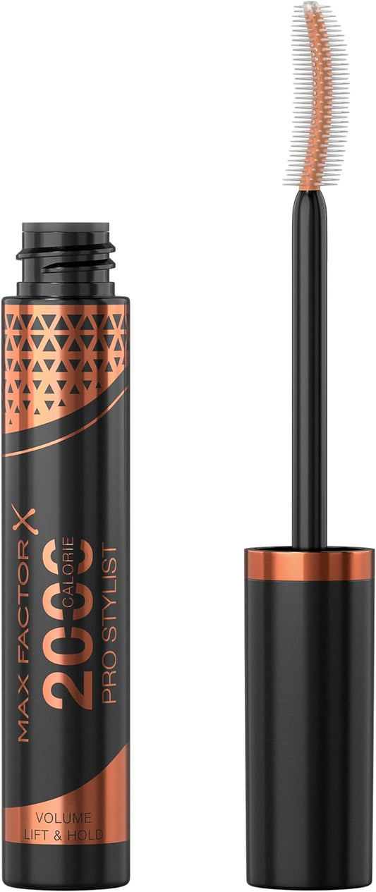 Max Factor 2000 Calorie Pro Stylist Mascara, Black, 9Ml