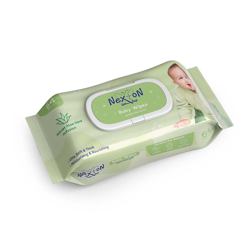 Nexton Baby Wipes (64 pcs)