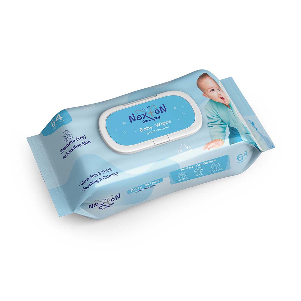 Nexton Baby Wipes (64 pcs)