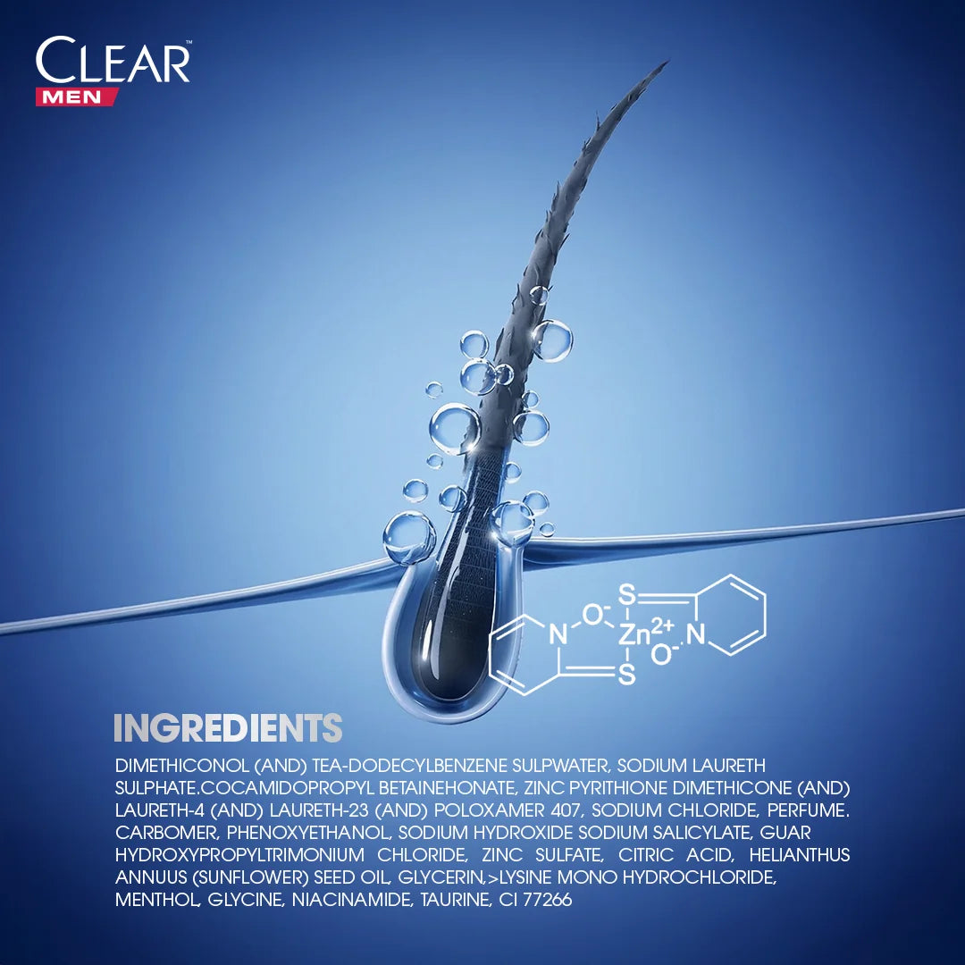 Clear Men Deep Cleanse Anti Dandruff Shampoo - 380ml