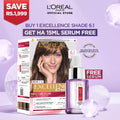 L'Oreal Paris Excellence Creme Hair Colour #6.1 Dark Ash Blonde + FREE Revitalist Serum 15ml