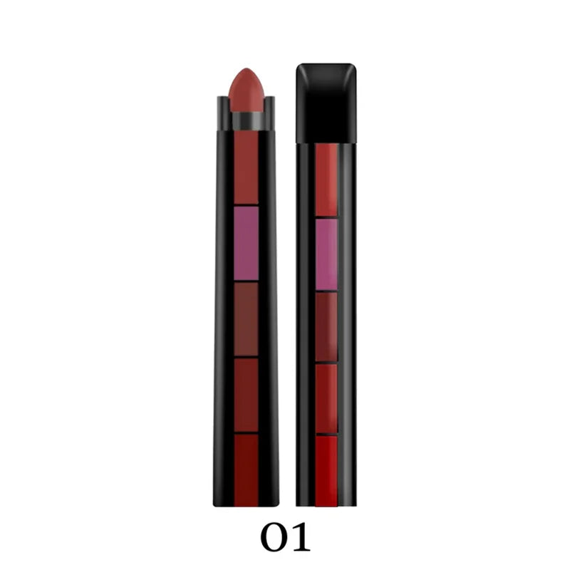 Muicin 5 In 1 Matte Lipsticks