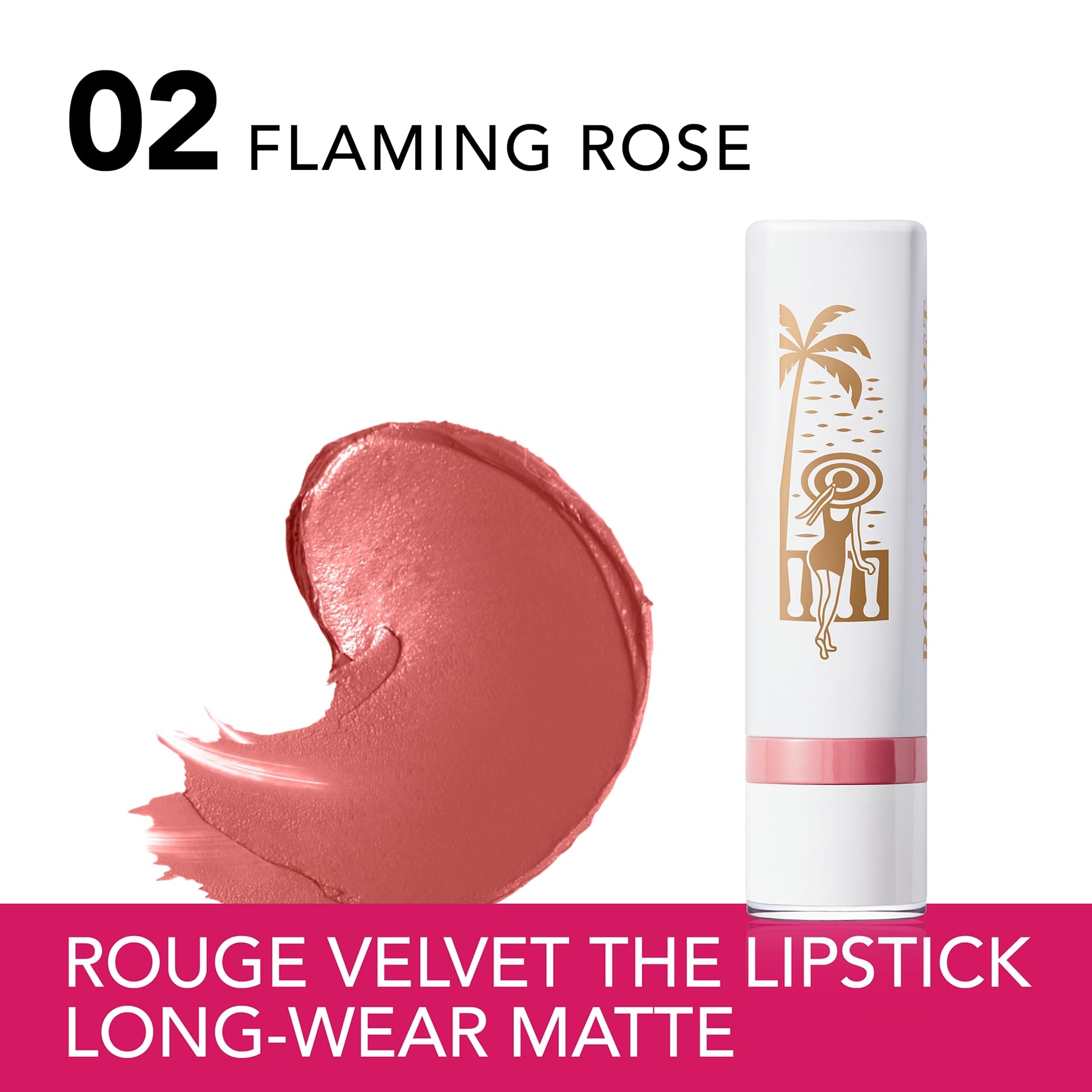 Bourjois Rouge Velvet The Lipstick Flaming Rose - 02