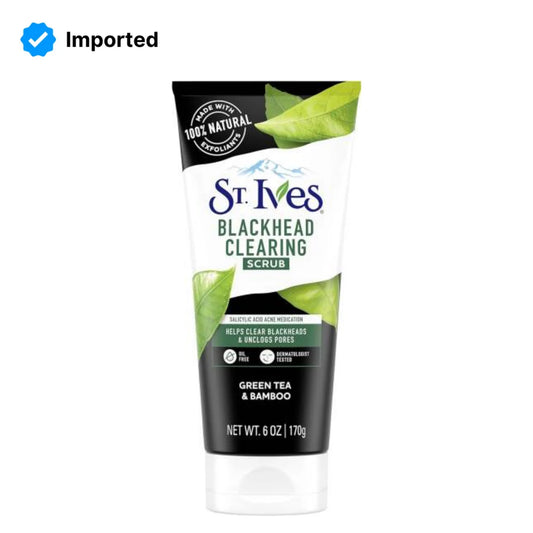 St. Ives Blackhead Clearing Green Tea Face & Bamboo Scrub 170g