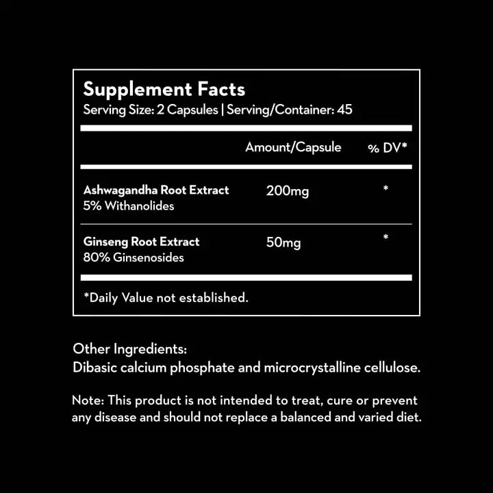 Versus Ashwangandha & Ginseng