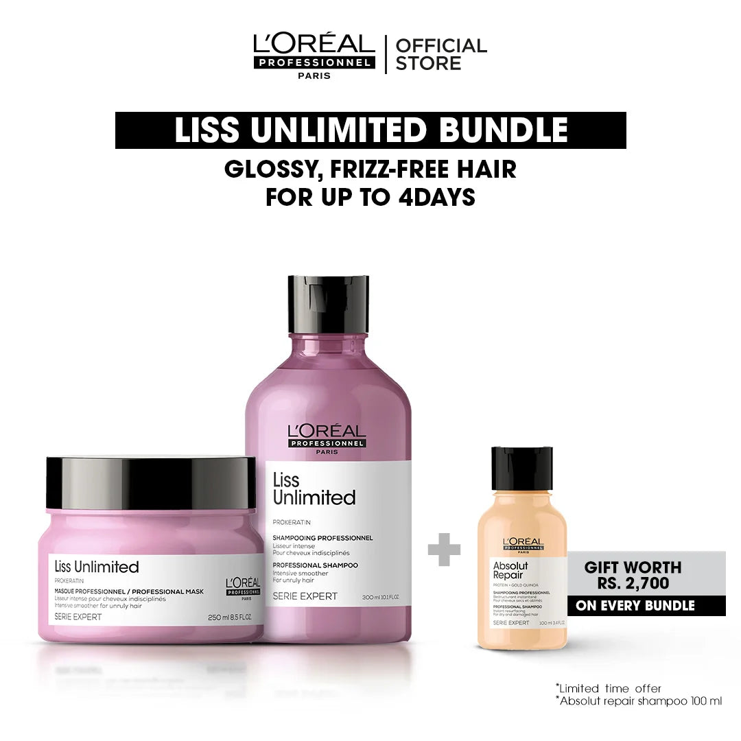 Loreal Professionnel Liss Unlimited Bundle