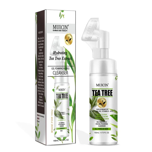 Muicin Tea Tree Bubble Foaming Facial Cleanser