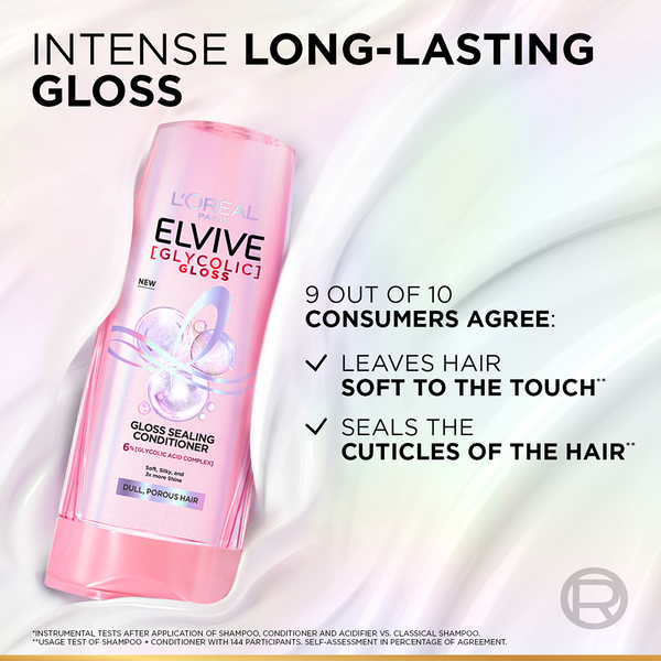 LOreal Paris Elvive Glycolic Gloss Conditioner 175ml