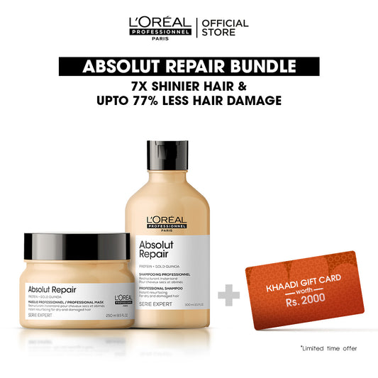 Loreal Professionnel Serie Expert Absolut Repair Bundle and Gift Voucher