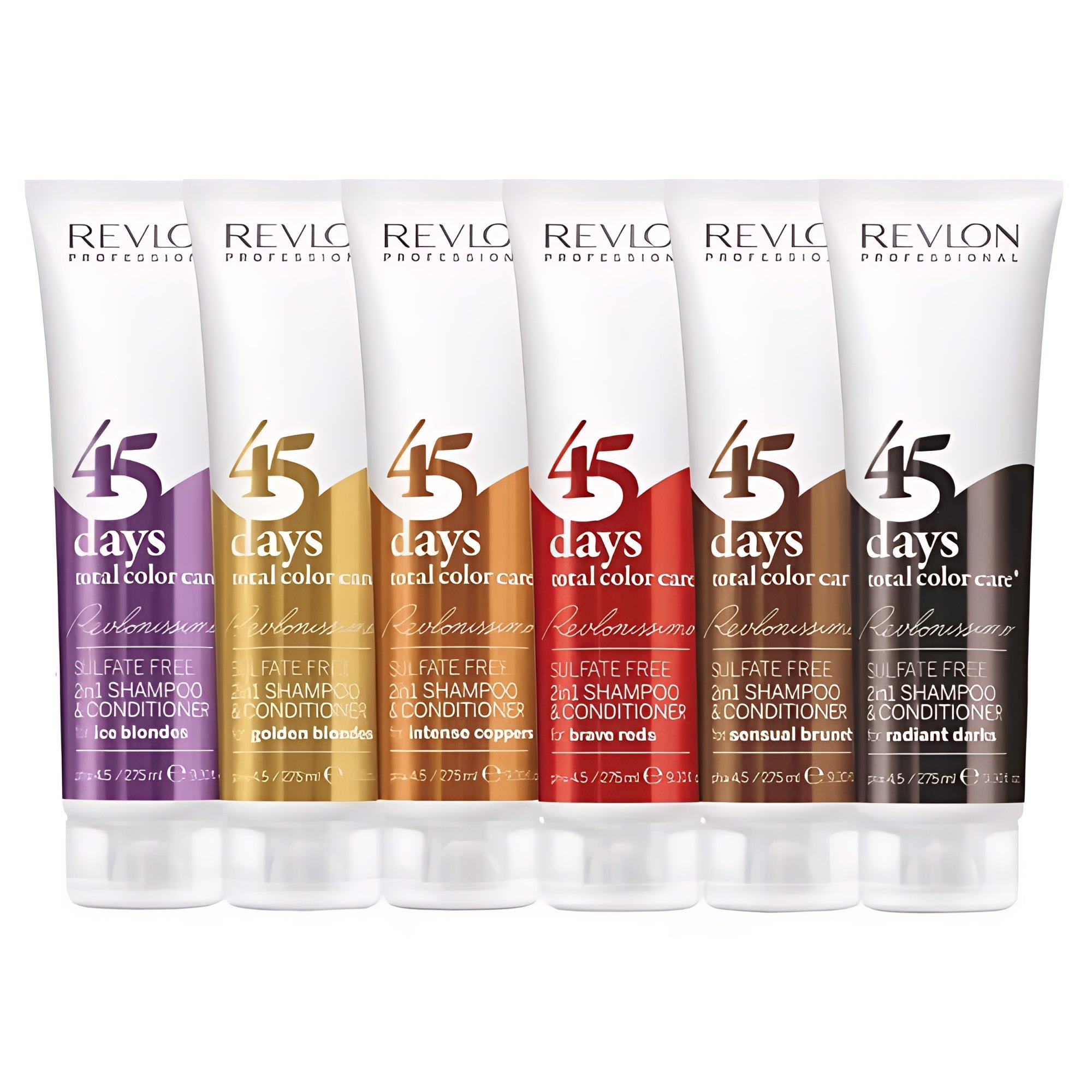 Revlon Professional Revlonissimo™ 45 Days Total Color Care Conditioning Shampoo - Brave Reds - 275ml