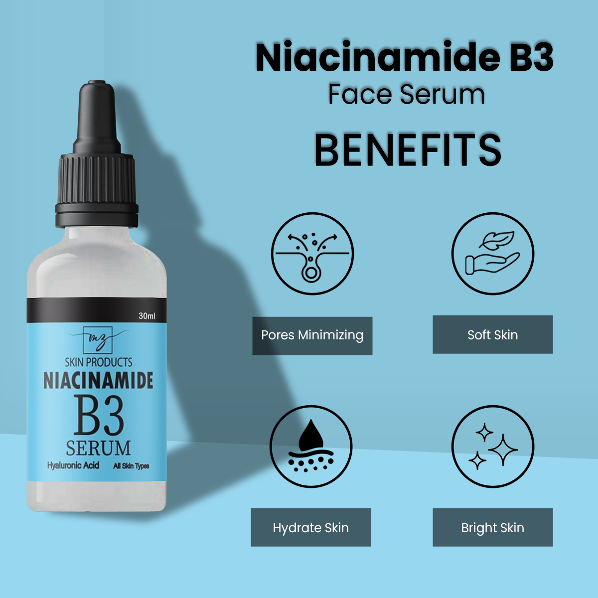 MzSkin Niacinamide B3 Serum - 30ml