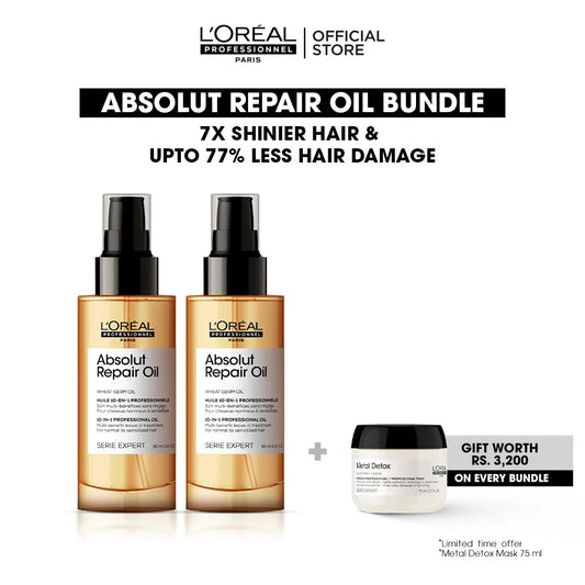 Loreal Professionnel Serie Expert Absolut Repair Oil Bundle