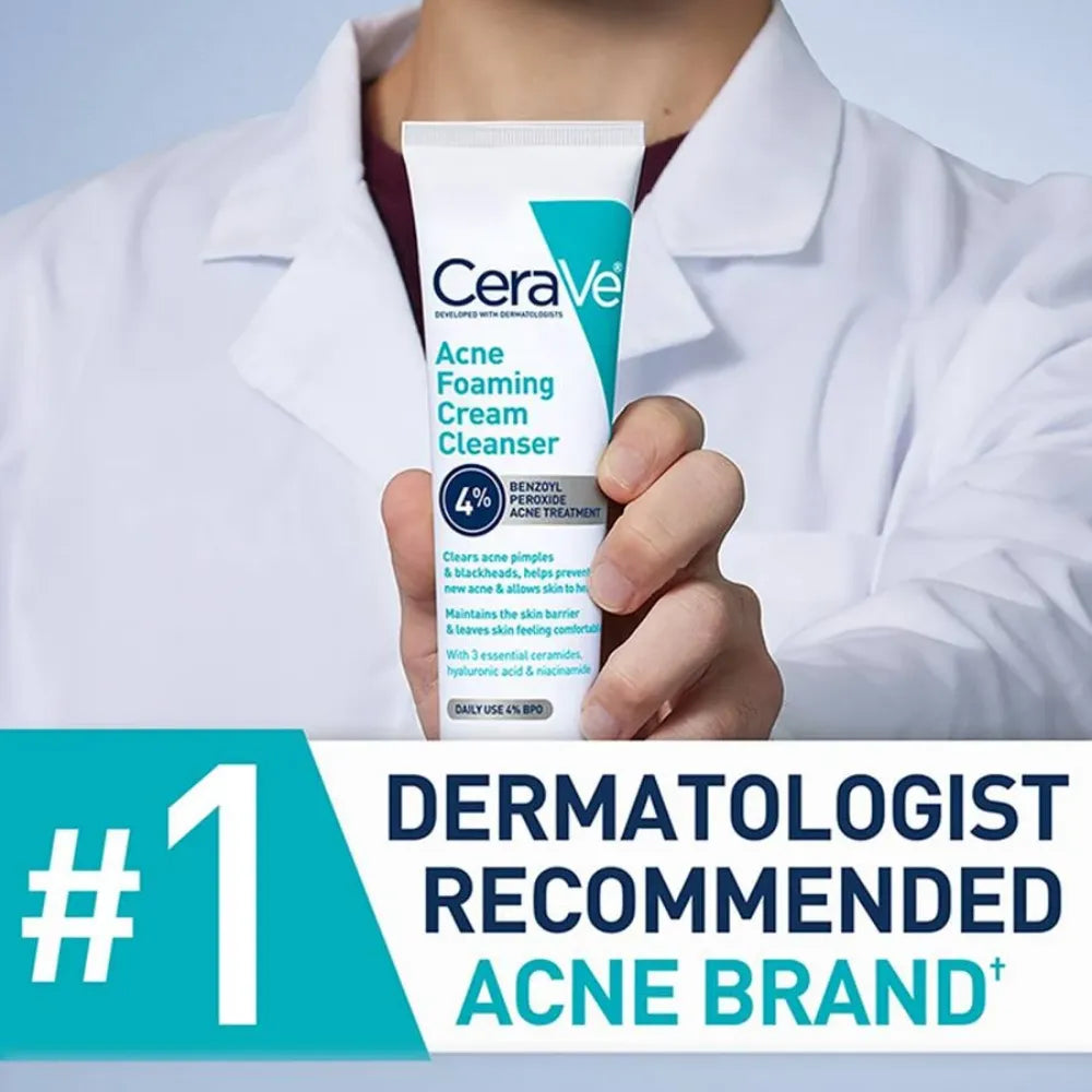 CeraVe Acne Foaming Cream Cleanser 4% BPO - 150ml