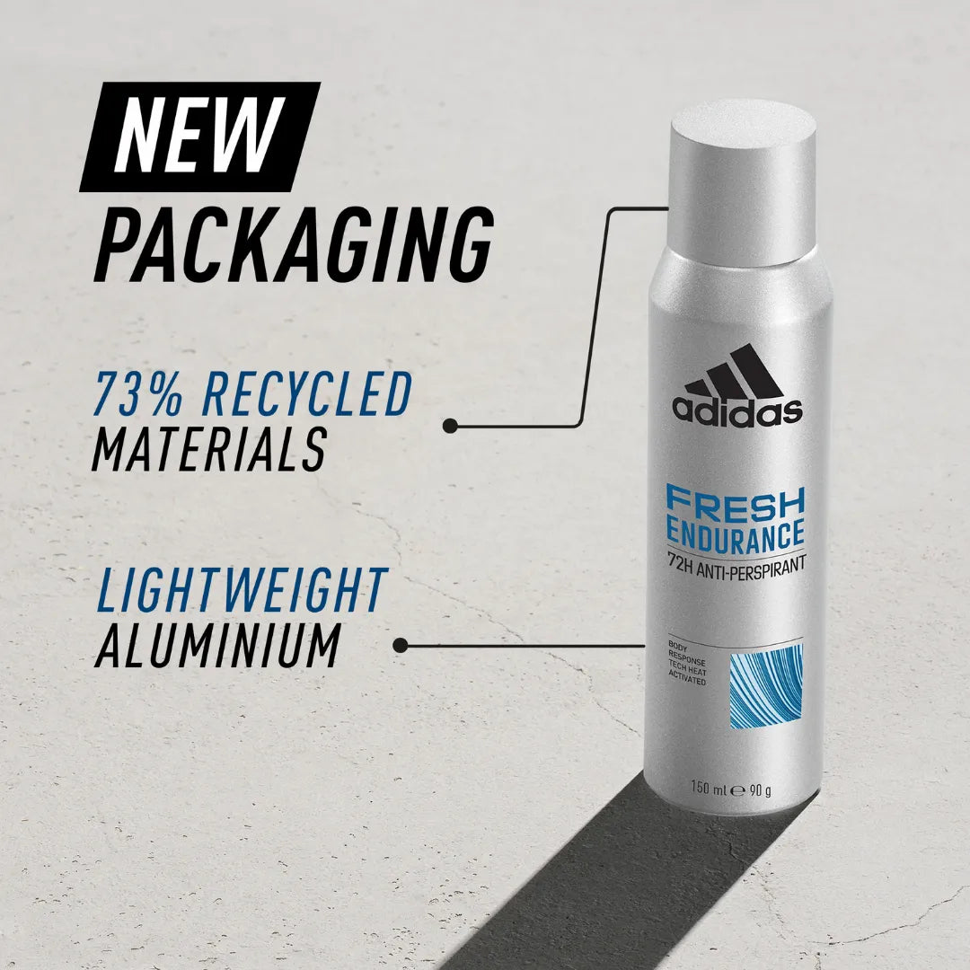 Adidas Fresh Endurance Antiperspirant Body Spray - 150ml