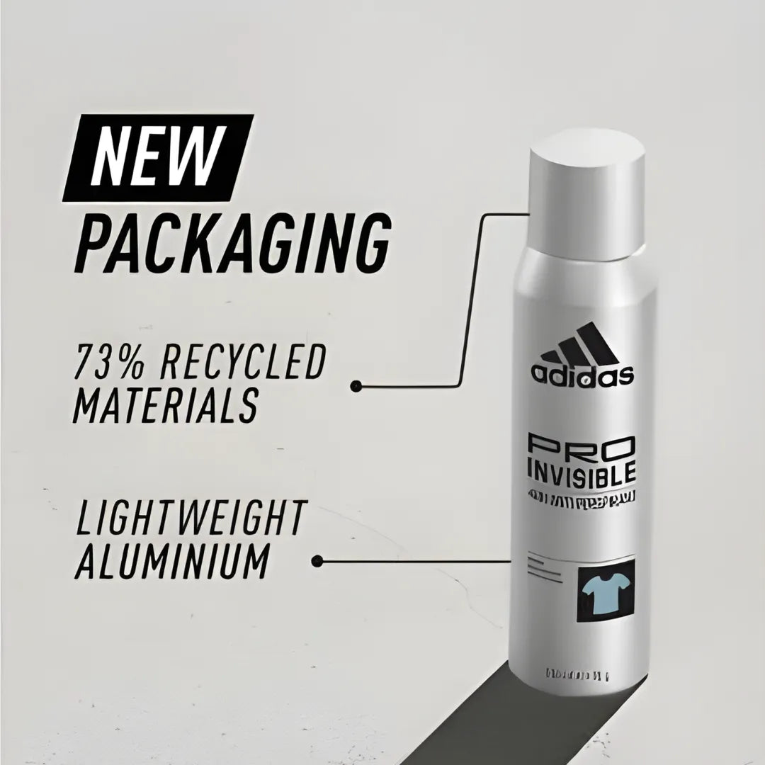 Adidas PRO Invisible Antiperspirant Body Spray - 150ml