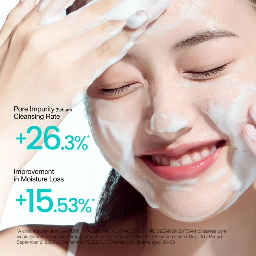 Anua PDRN Hyaluronic Acid Moisturizing Cleansing Foam - 150ml