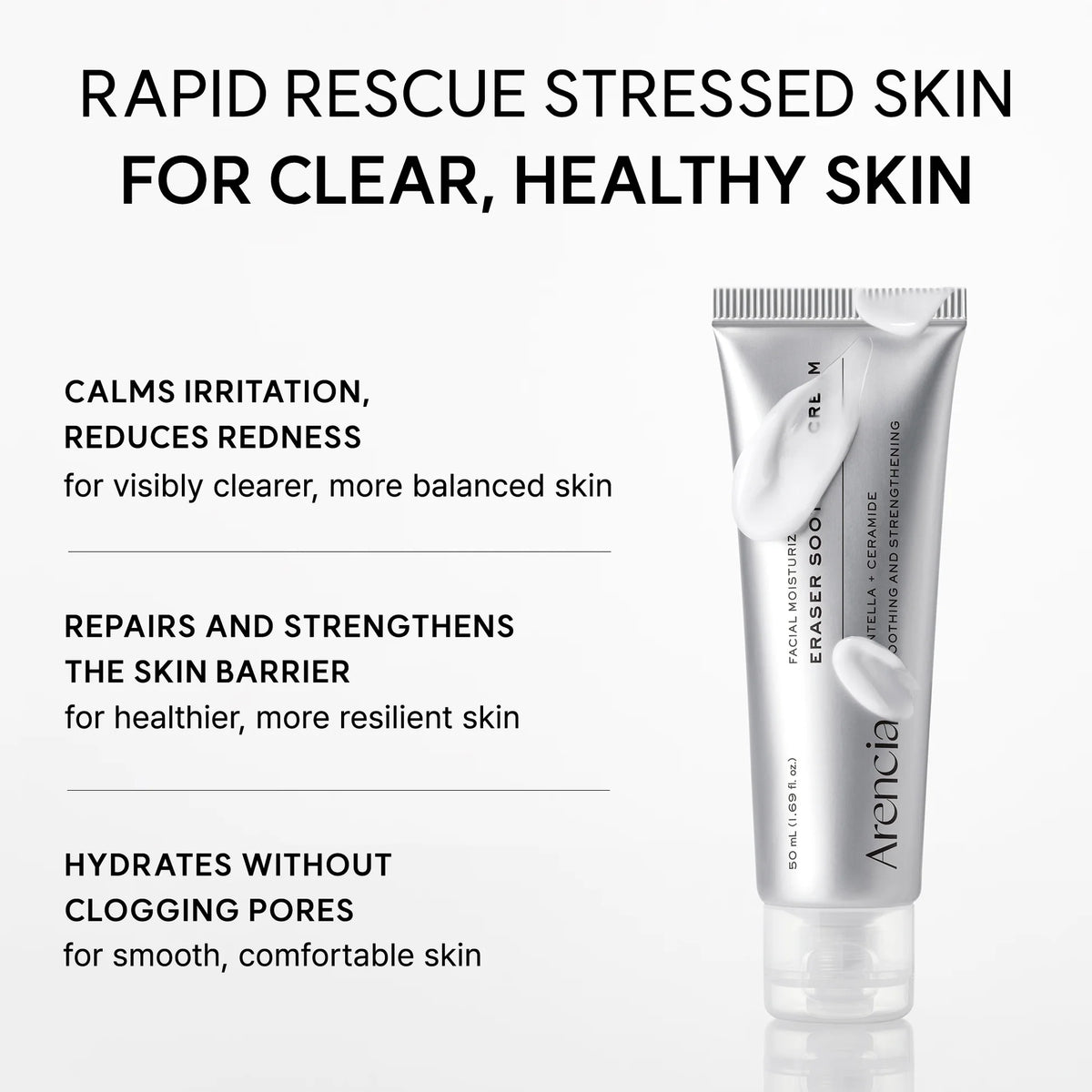 Arencia Eraser Soothing Cream - 50ml