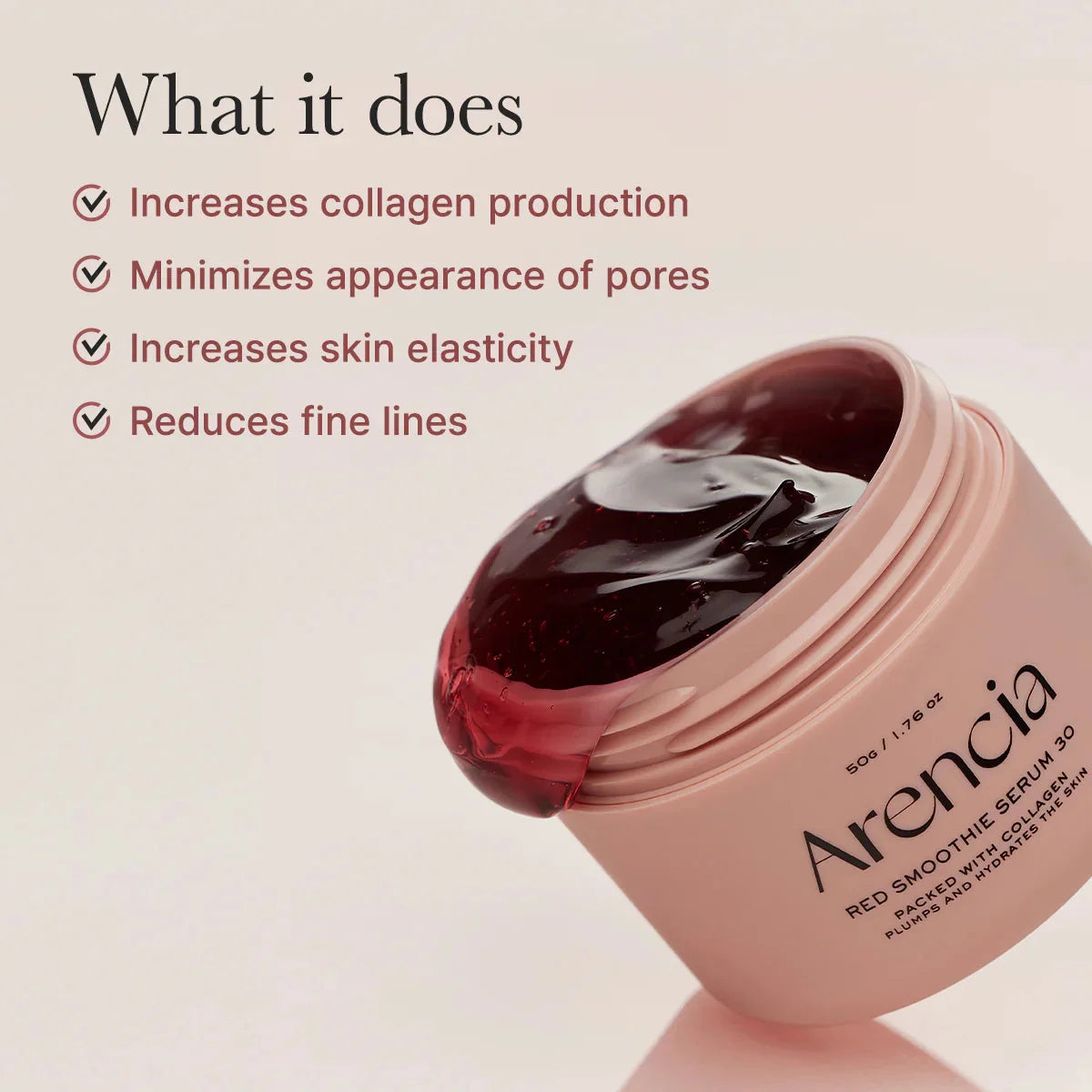 Arencia Glowing & Soothing Fresh Red Smoothie Serum 30 - 50g