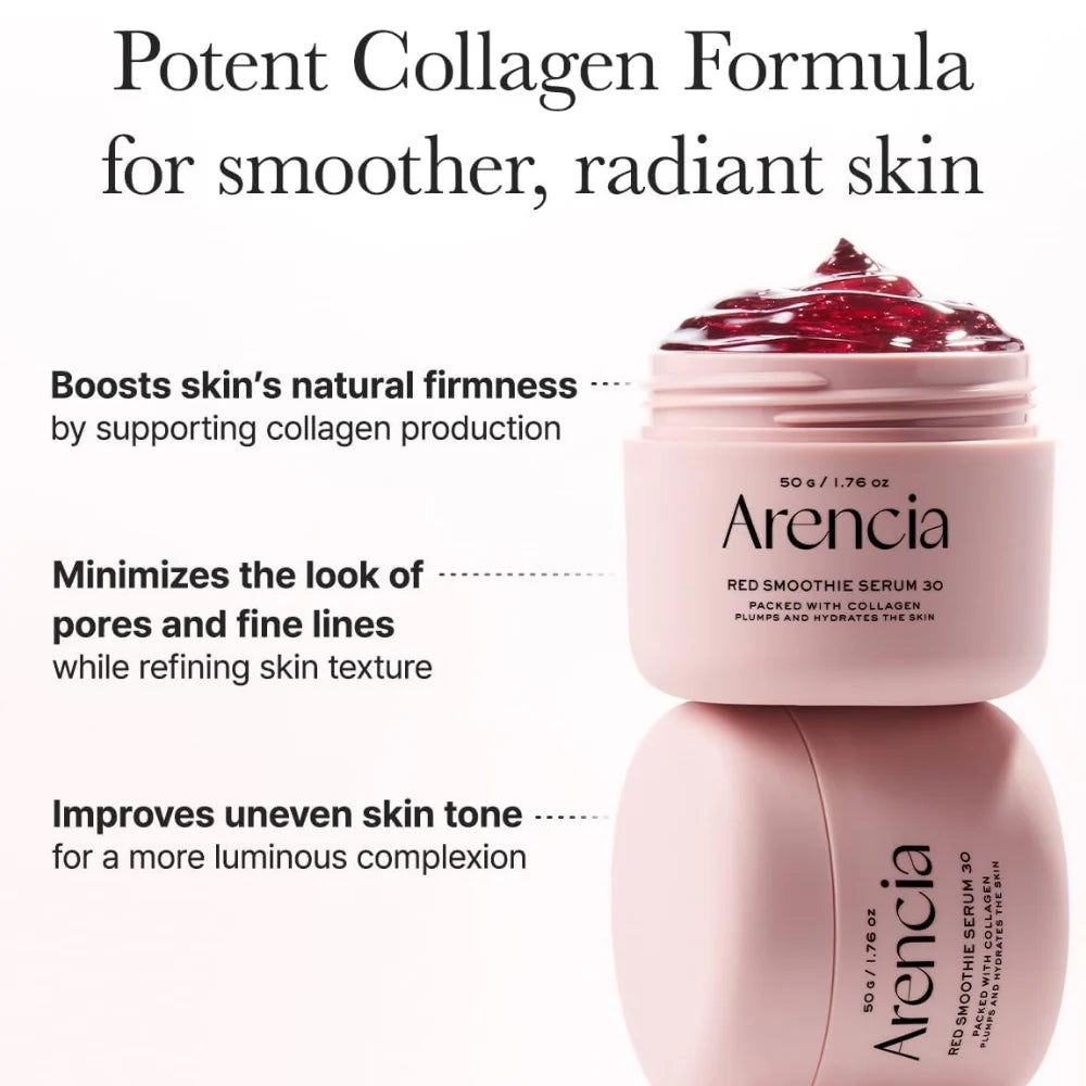 Arencia Glowing & Soothing Fresh Red Smoothie Serum 30 - 50g