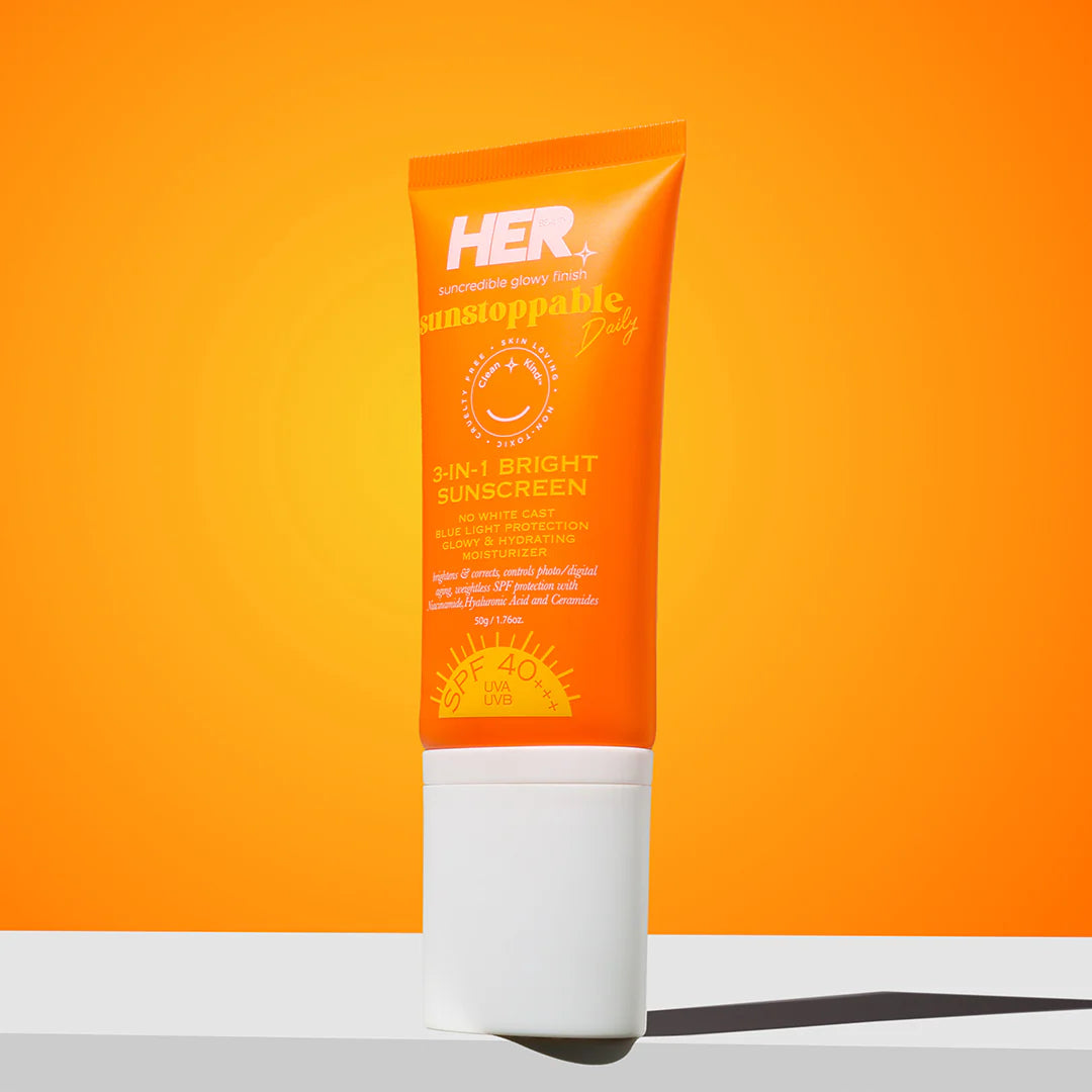 HerBeauty 3 in 1 Bright Sunscreen (SPF 40 +++) - 50g