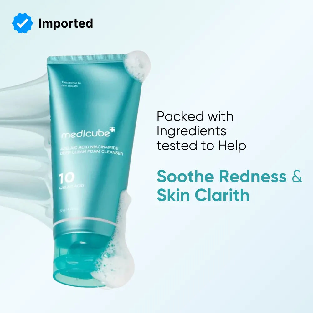 Medicube Azelaic Acid Niacinamide Deep Clean Foam Cleanser - 120g