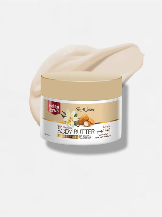 Golden Pearl Skin Therapy Almond & Vanilla Body Butter - 200ml