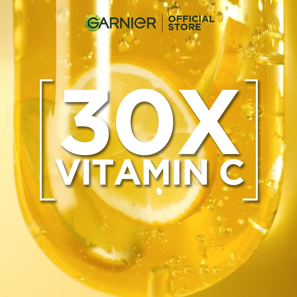 Twin Pack Garnier Bright Complete Vitamin C Booster Serum - 30ml