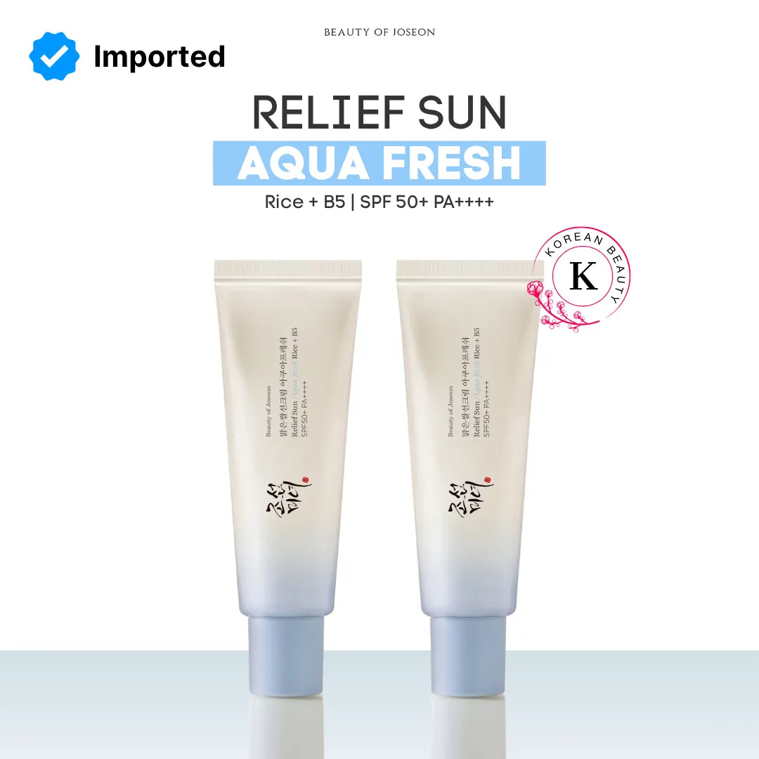 Beauty Of Joseon Bundle Relief Sun Aqua-Fresh : Rice + B5 (SPF50+ PA++++) - 50ml
