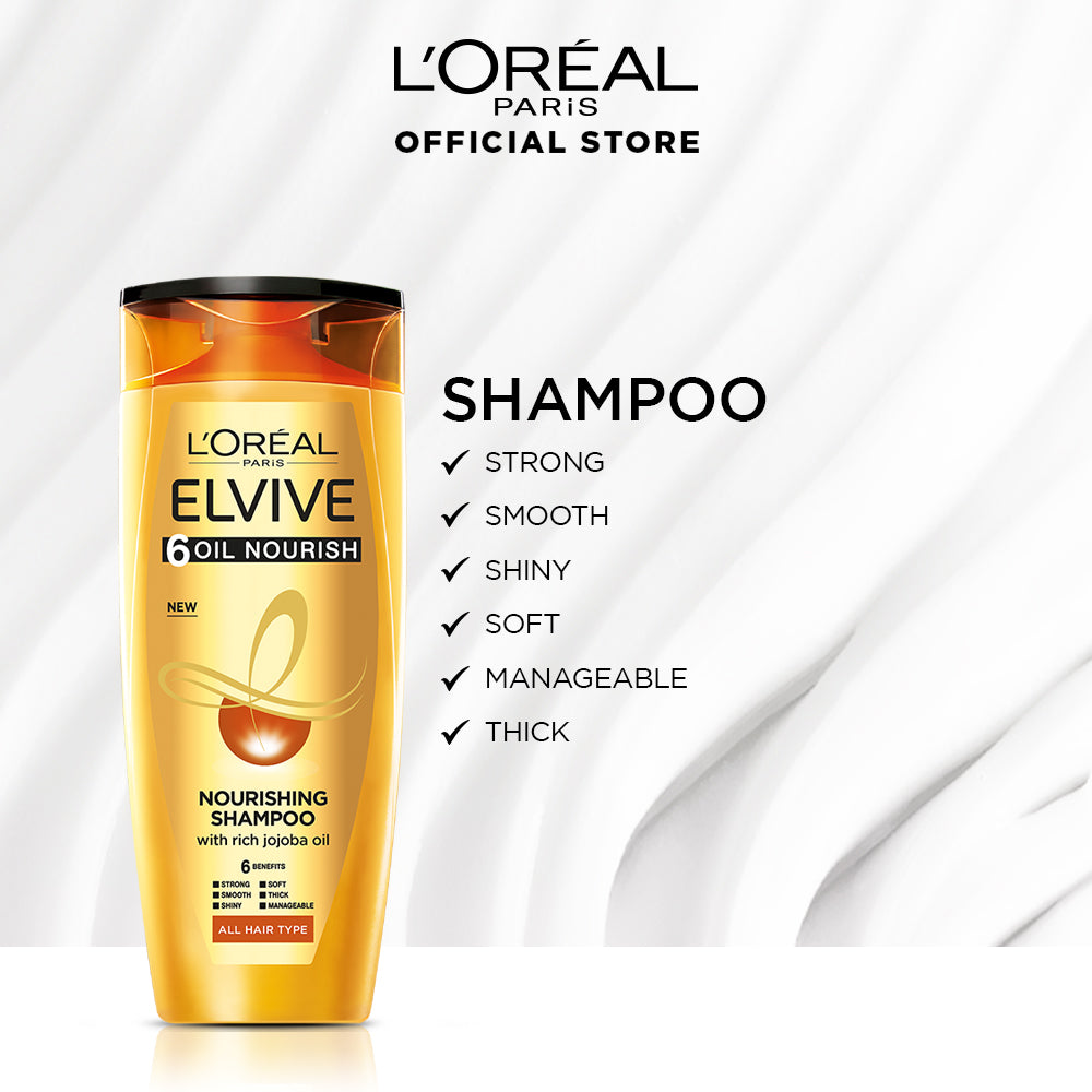 L'Oreal Paris Elvive 6 Oil Nourish Shampoo 360 ml