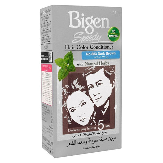 Bigen Speedy Hair Color Conditioner Dark Brown - 883