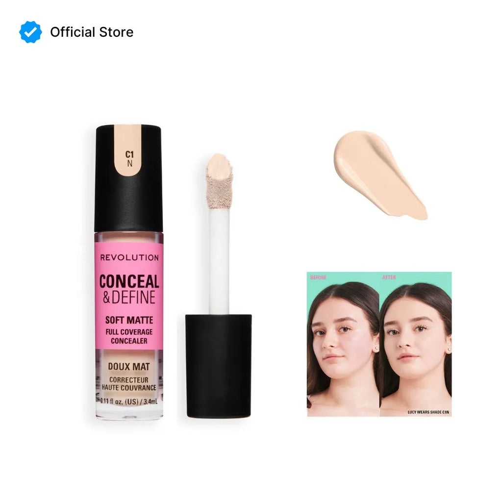 Makeup Revolution Conceal & Define Full Coverage Concealer