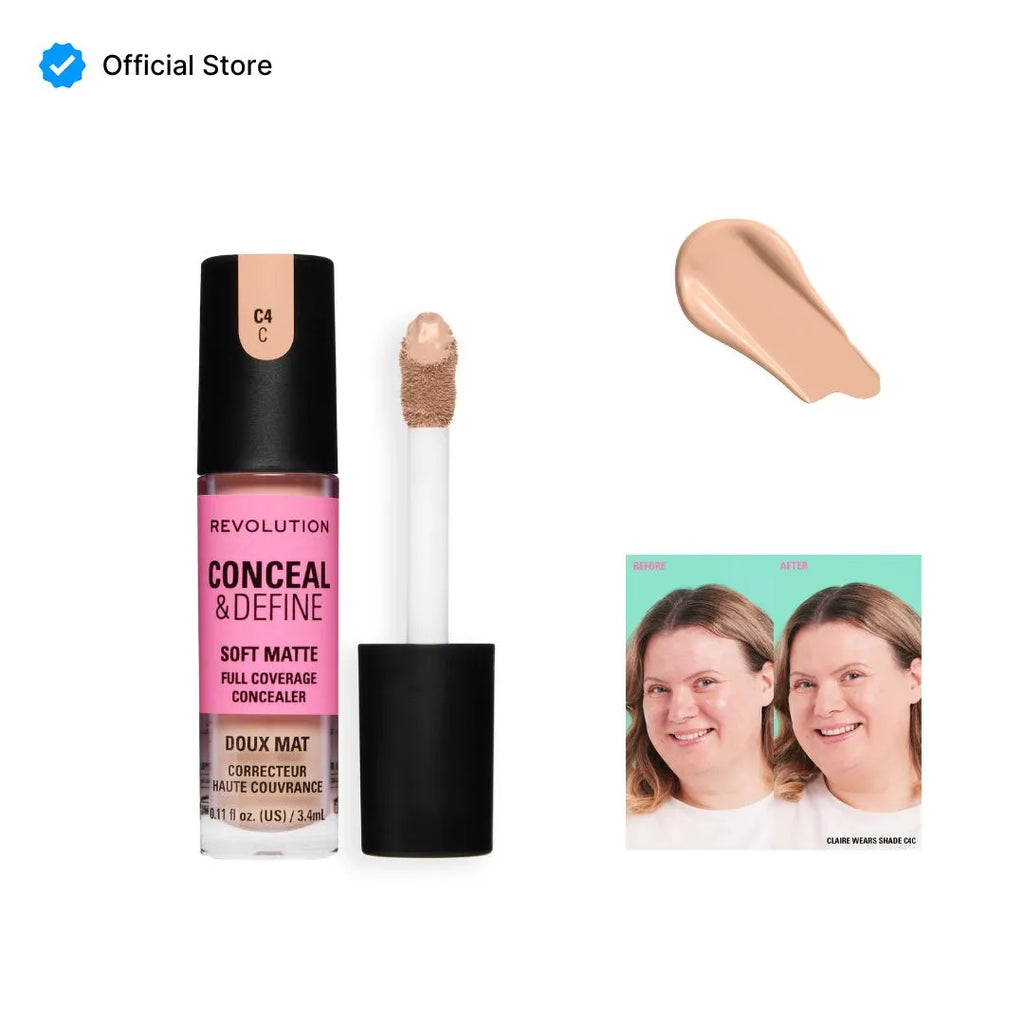 Makeup Revolution Conceal & Define Full Coverage Concealer