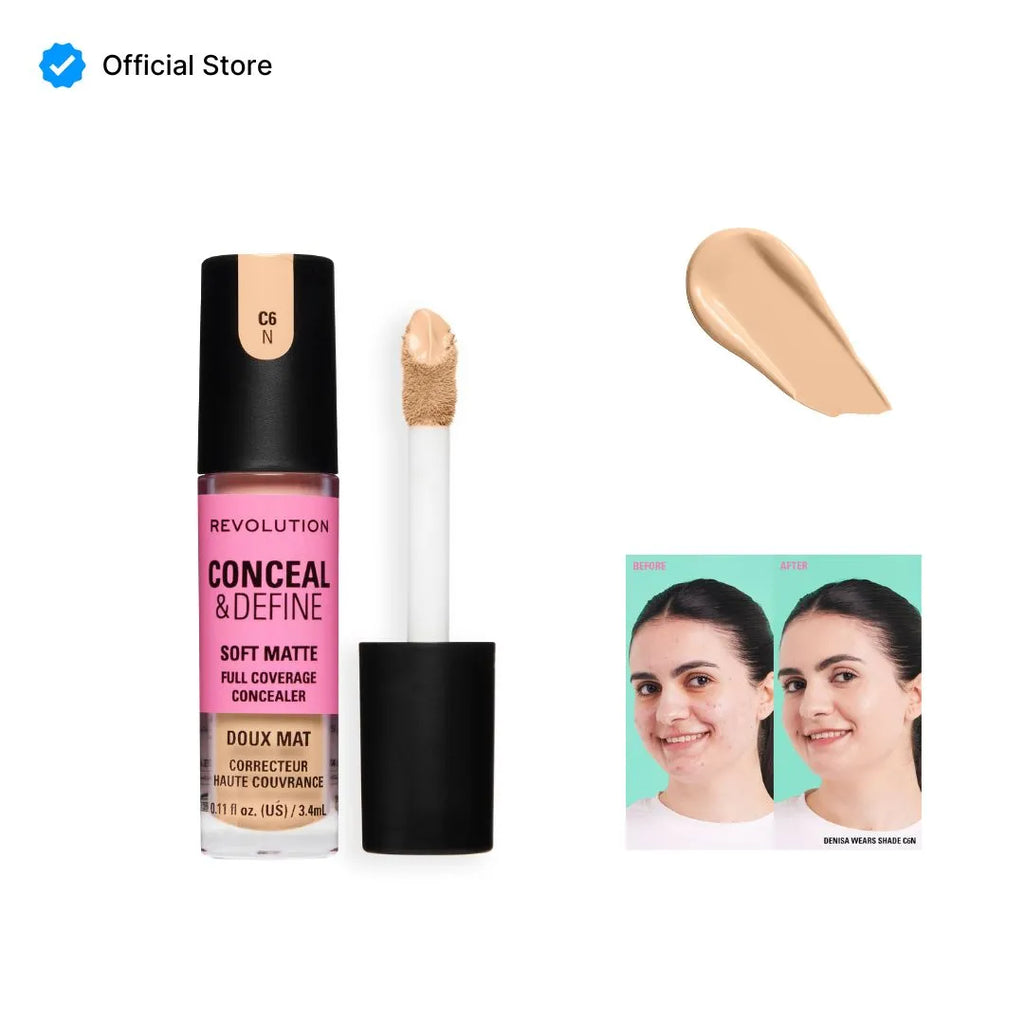 Makeup Revolution Conceal & Define Full Coverage Concealer