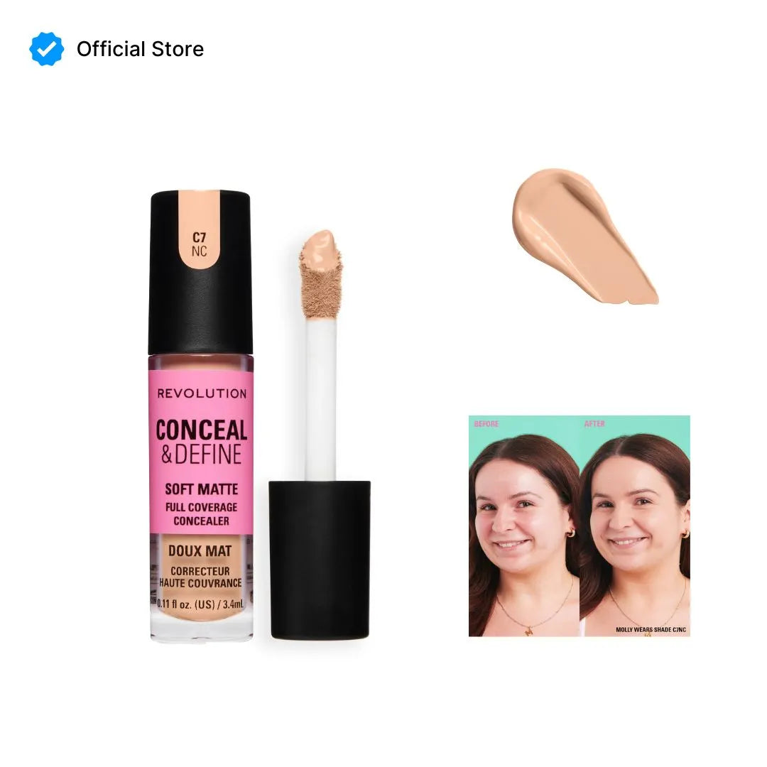 Makeup Revolution Conceal & Define Full Coverage Concealer