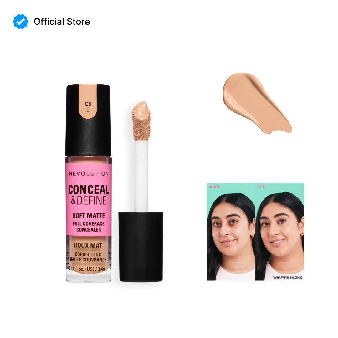 Makeup Revolution Conceal & Define Full Coverage Concealer