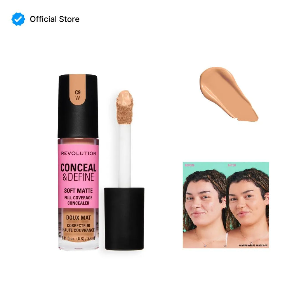 Makeup Revolution Conceal & Define Full Coverage Concealer