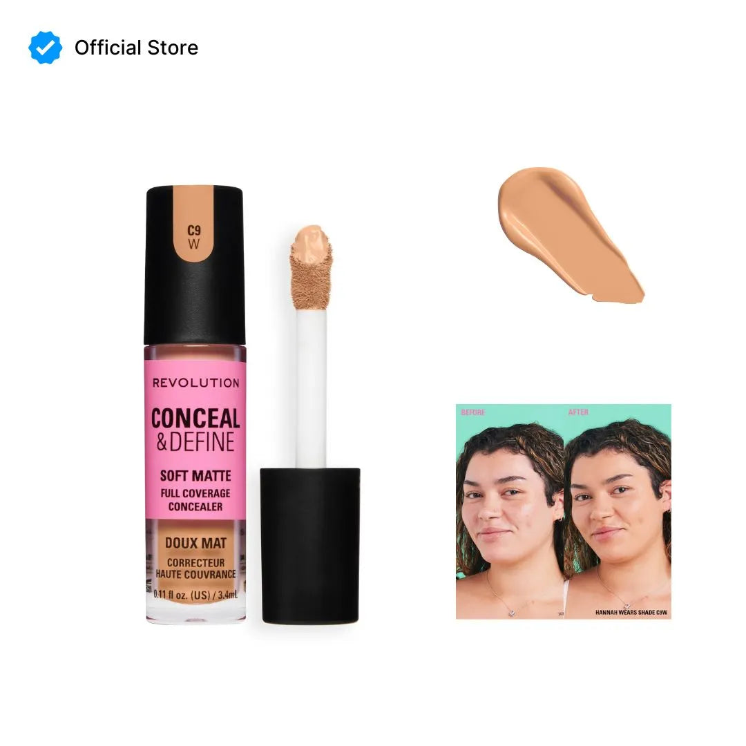 Makeup Revolution Conceal & Define Full Coverage Concealer