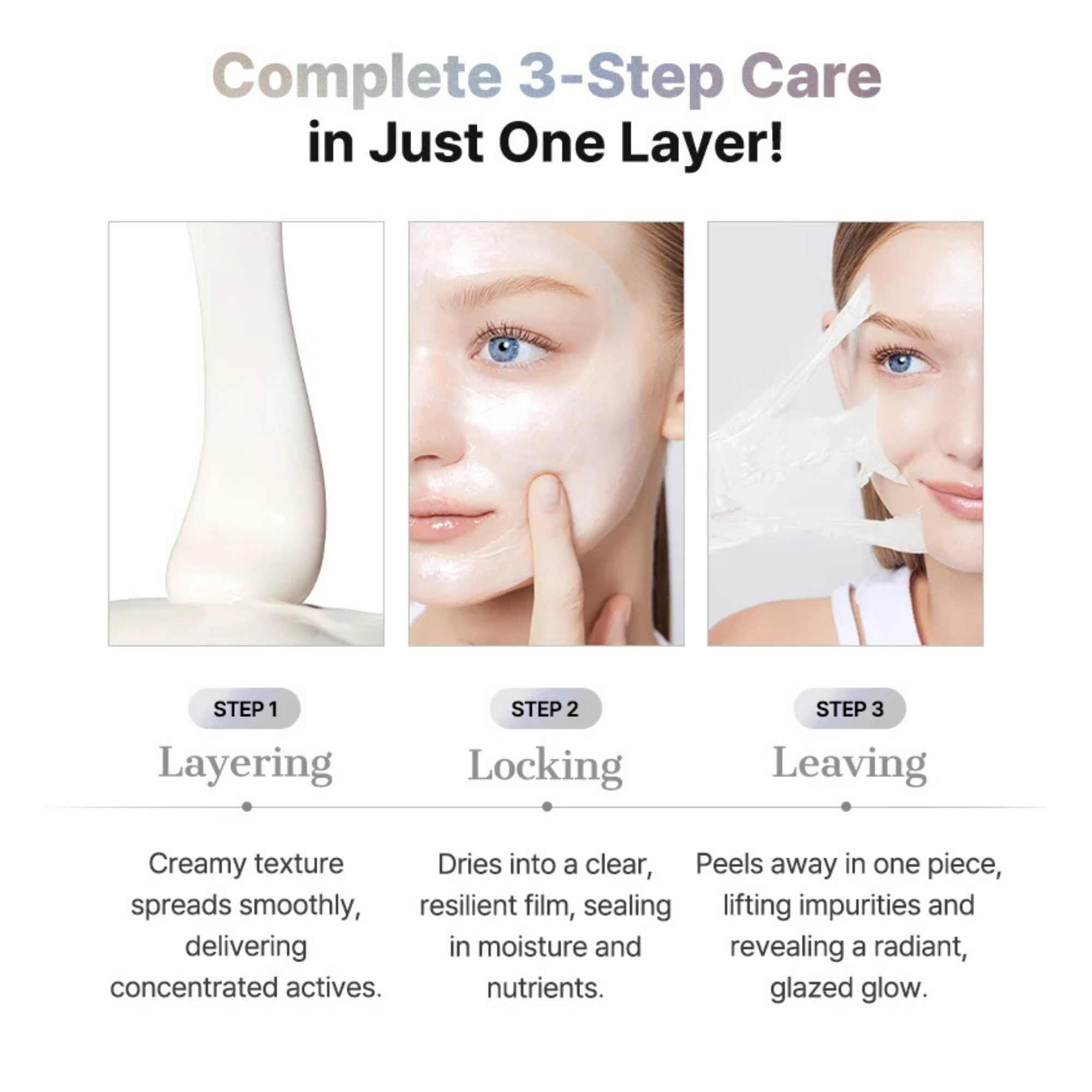 COSRX PDRN Exosome Skinplaning Glaze Mask texture