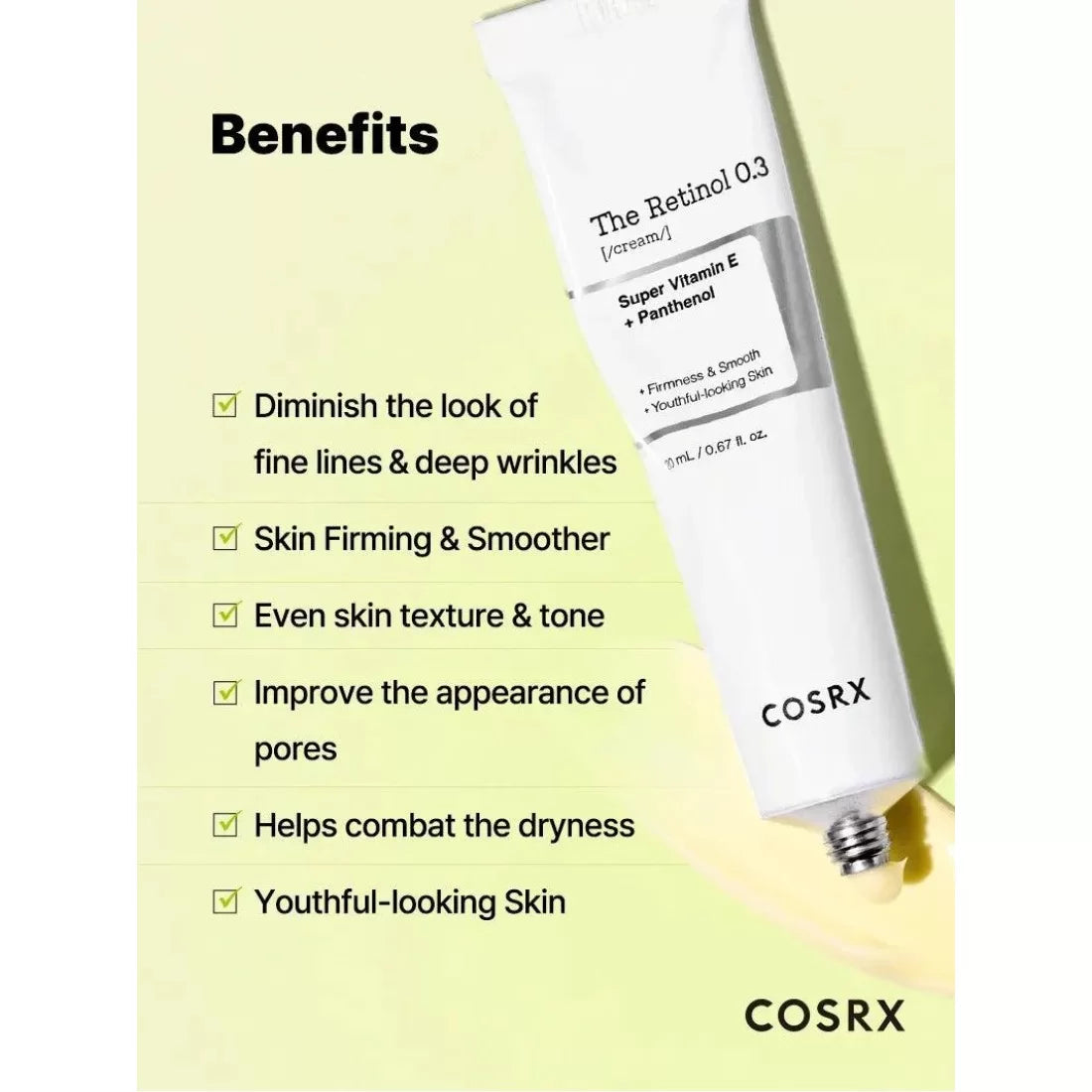 COSRX - The Retinol 0.3 Cream - 20ml