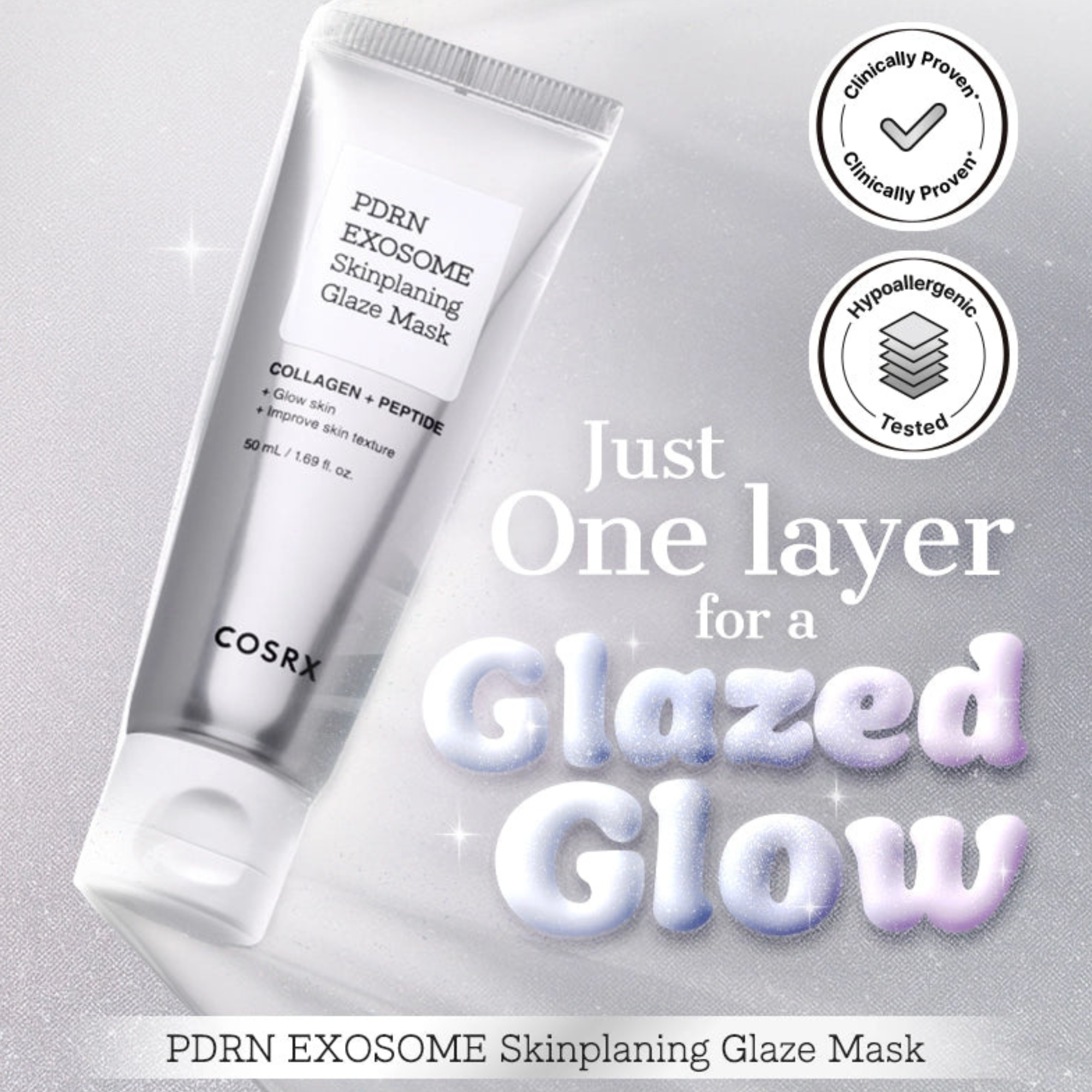 COSRX PDRN Exosome Skinplaning Glaze Mask ingredients